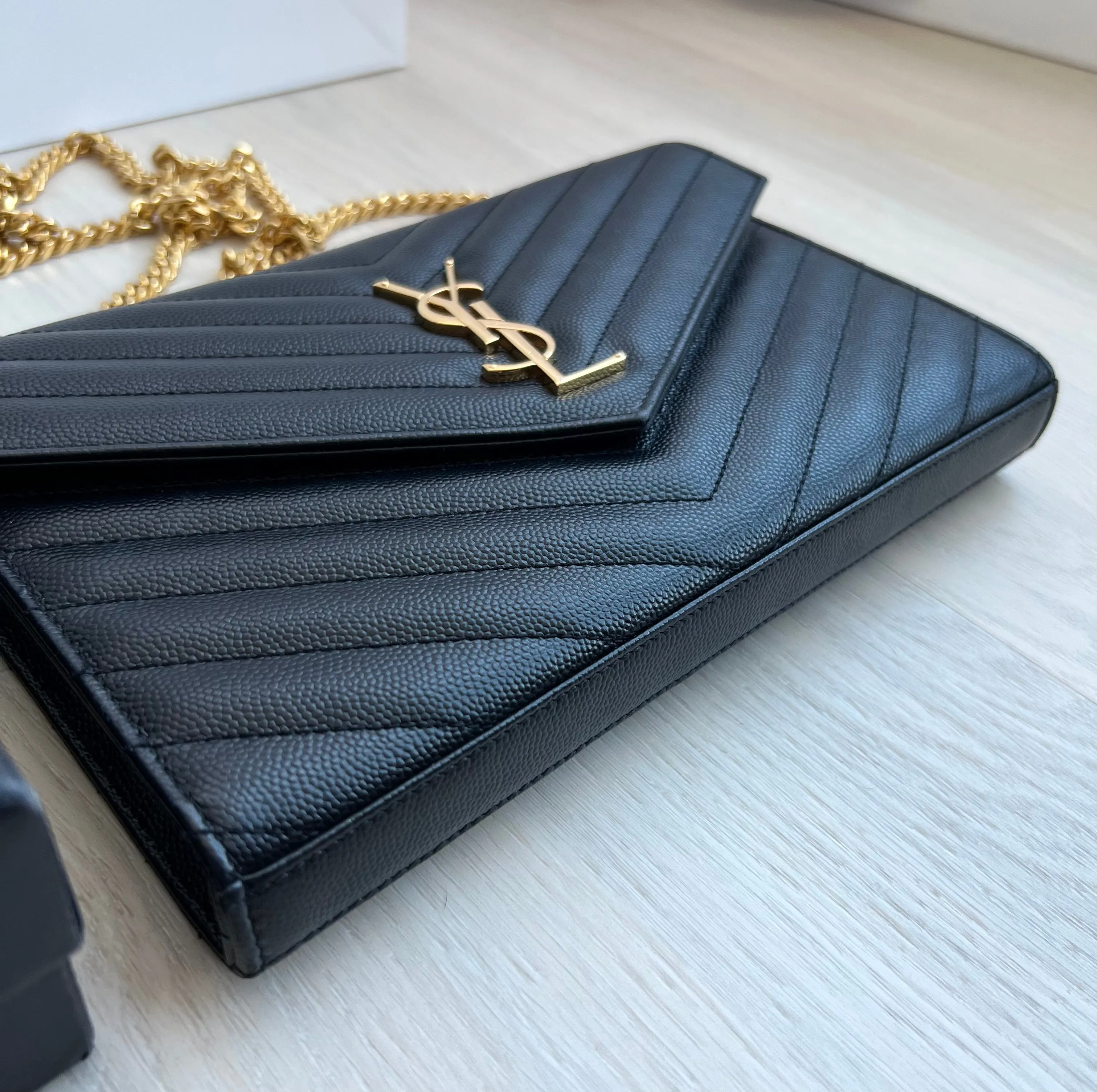 Saint Laurent Large Wallet On Chain