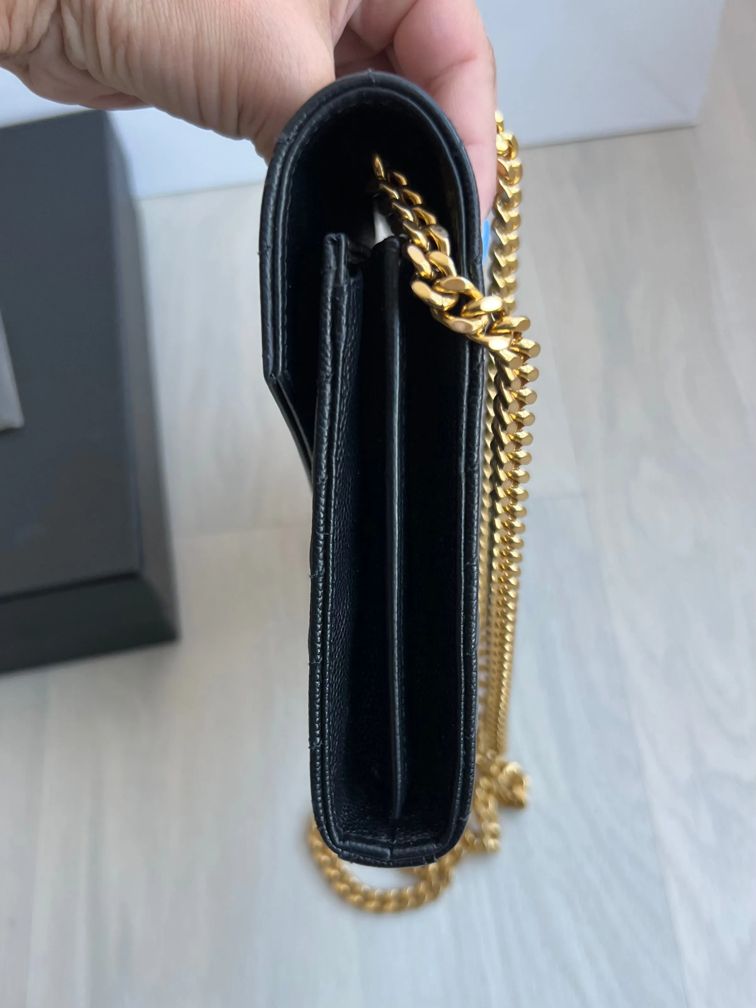 Saint Laurent Large Wallet On Chain