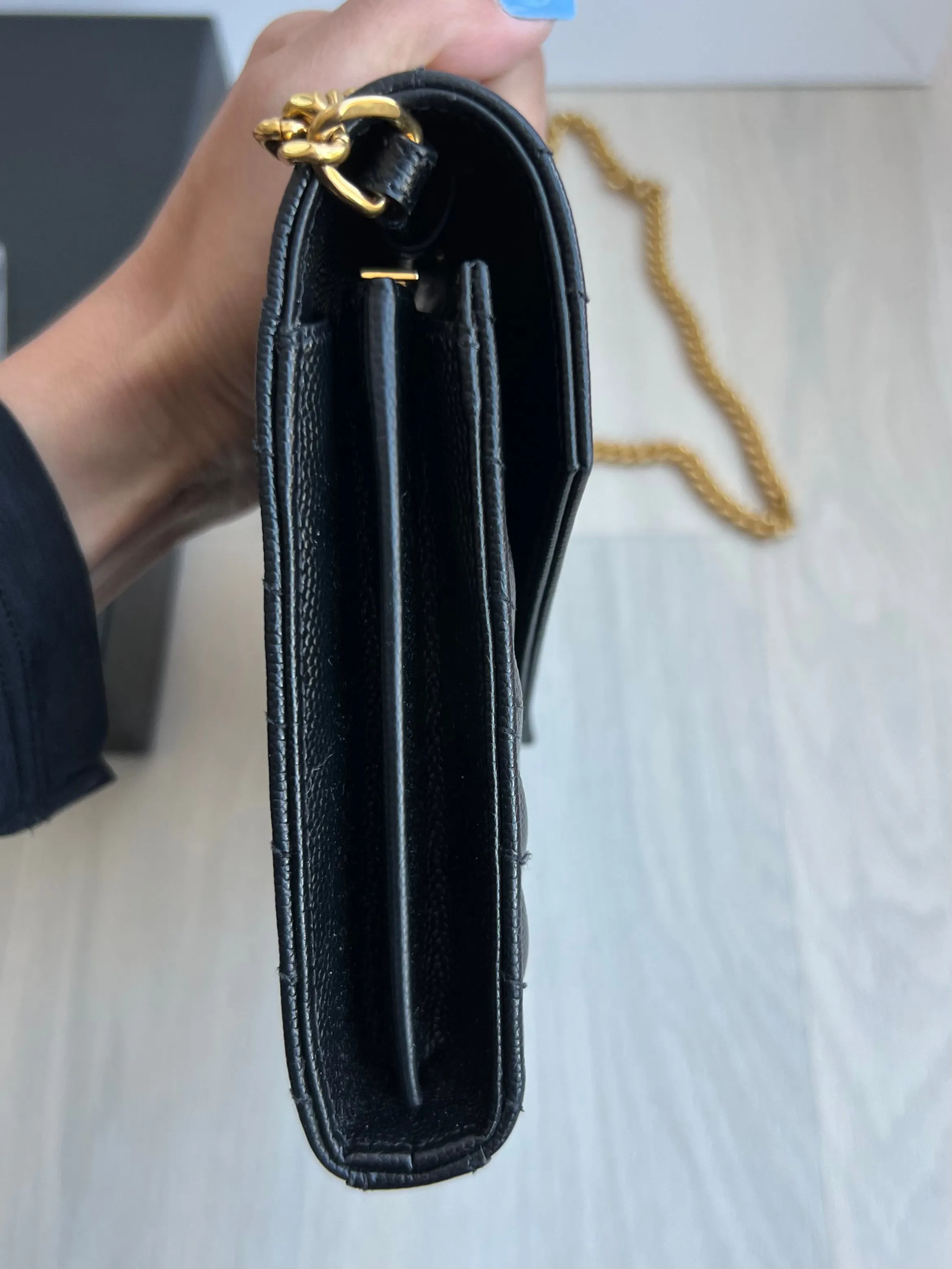 Saint Laurent Large Wallet On Chain