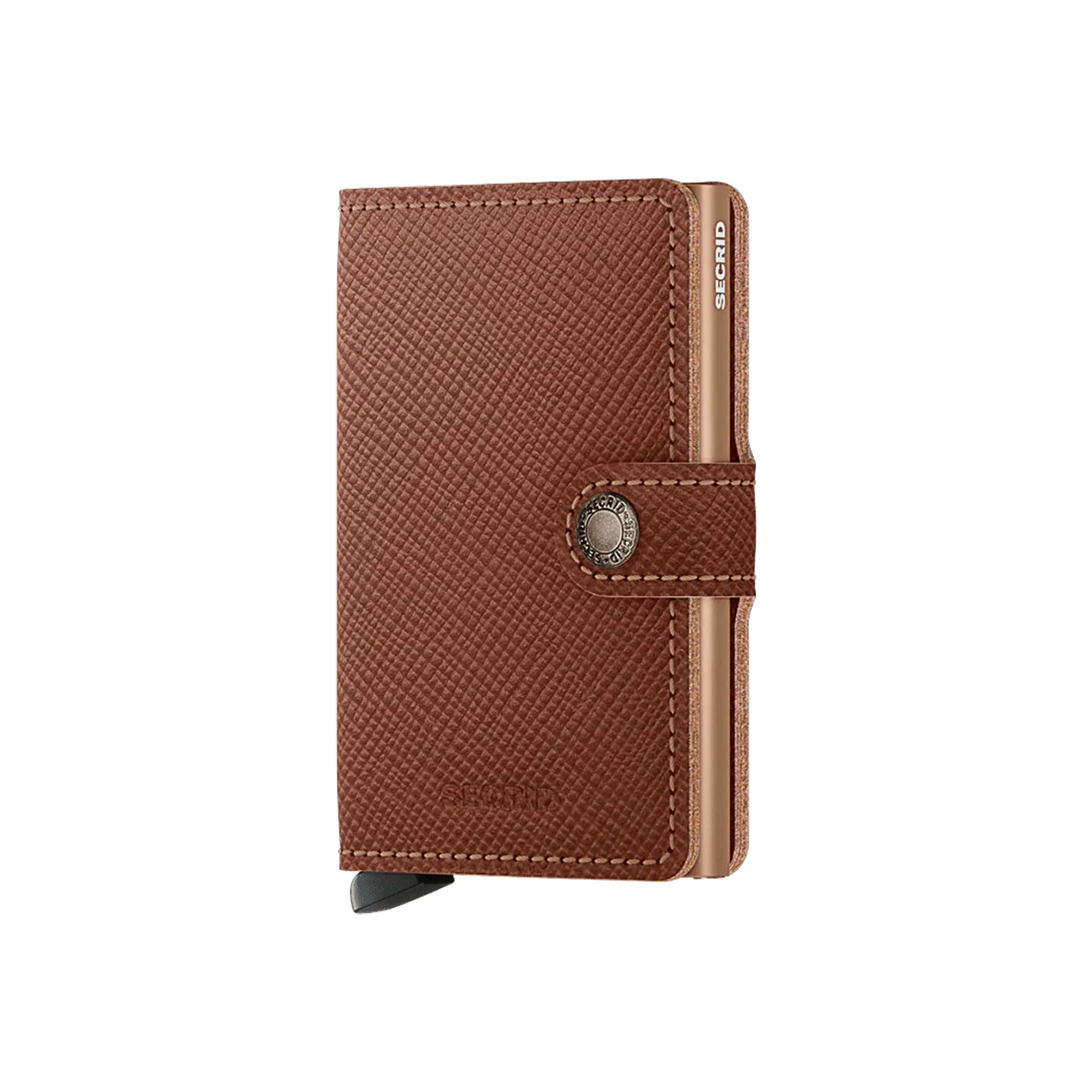 Secrid Mini Wallet Saffiano Caramel