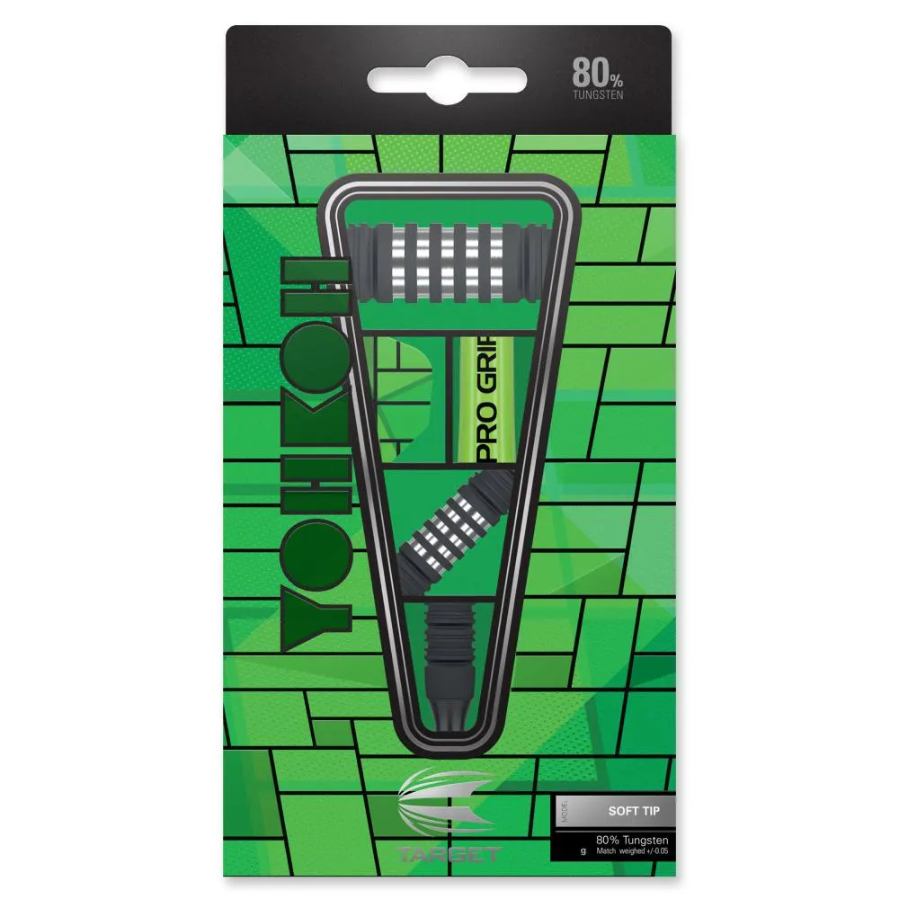 Target Yohkoh 10 80% Tungsten Soft Tip Darts