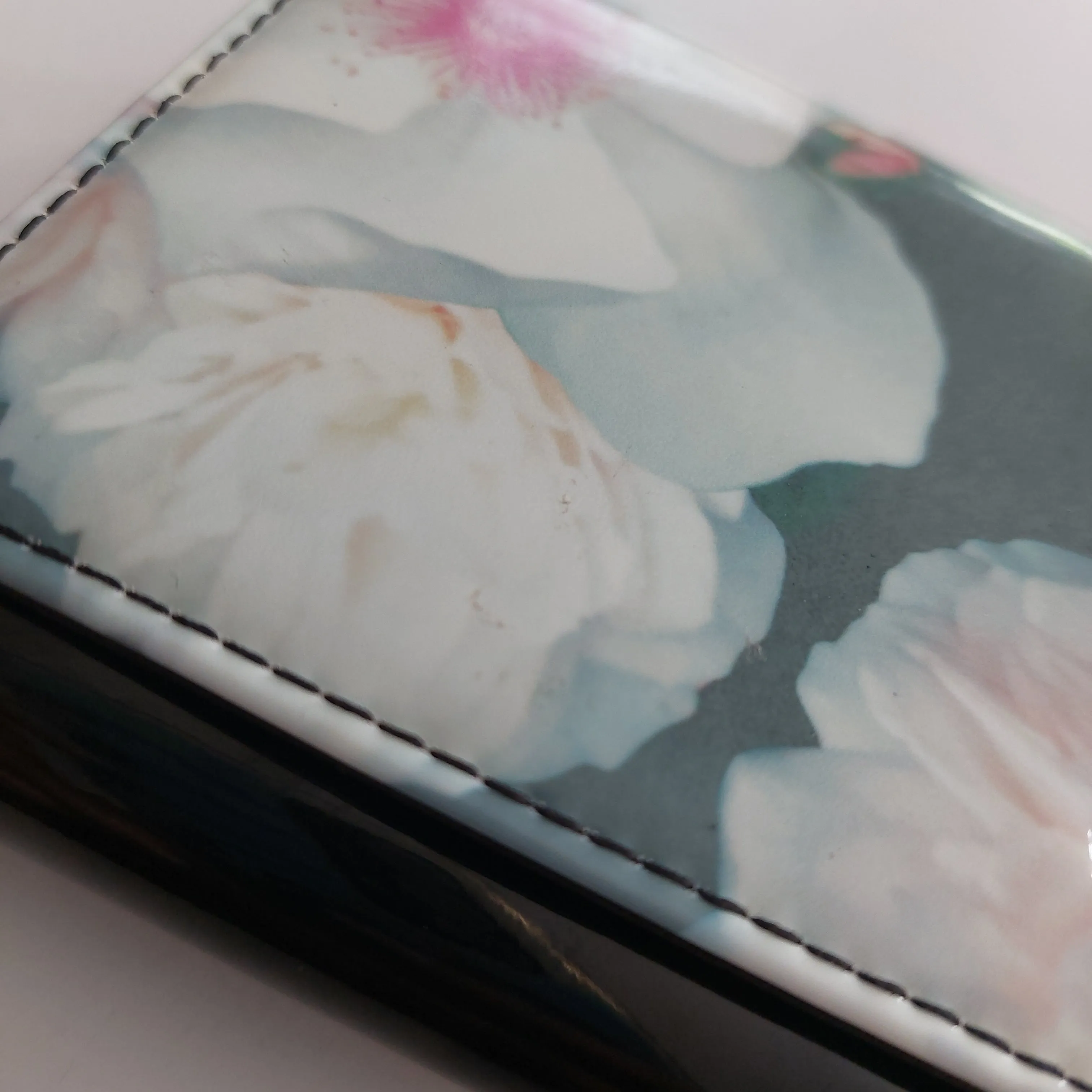 Ted Baker Floral & Black Chelsea Bobble Mantinee Wallet - Pre-Loved Designer Accessory