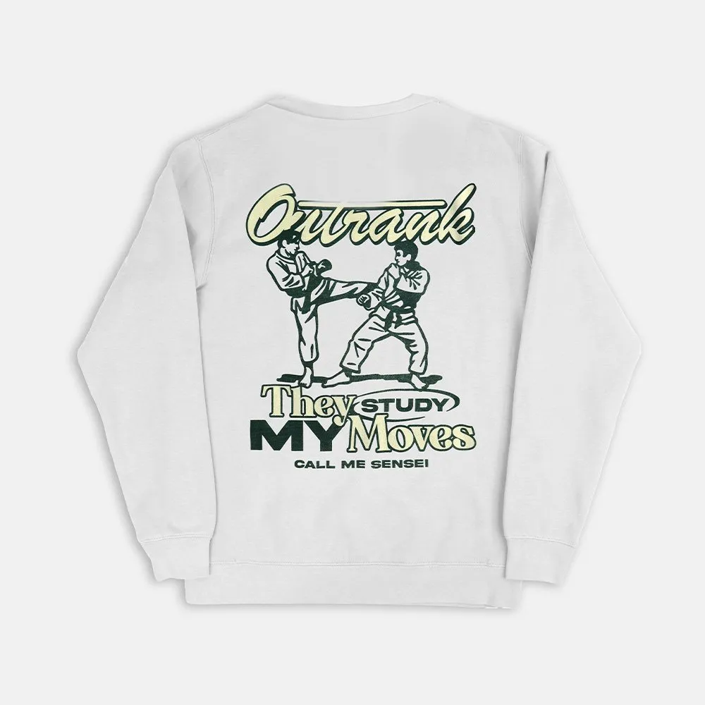 They Study My Moves Crewneck Fleece