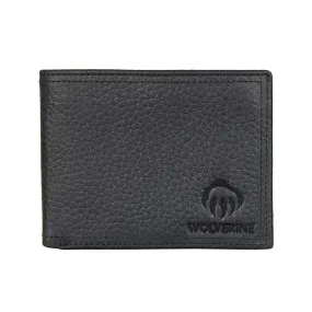 Wolverine Marquette Leather Bifold Wallet Black