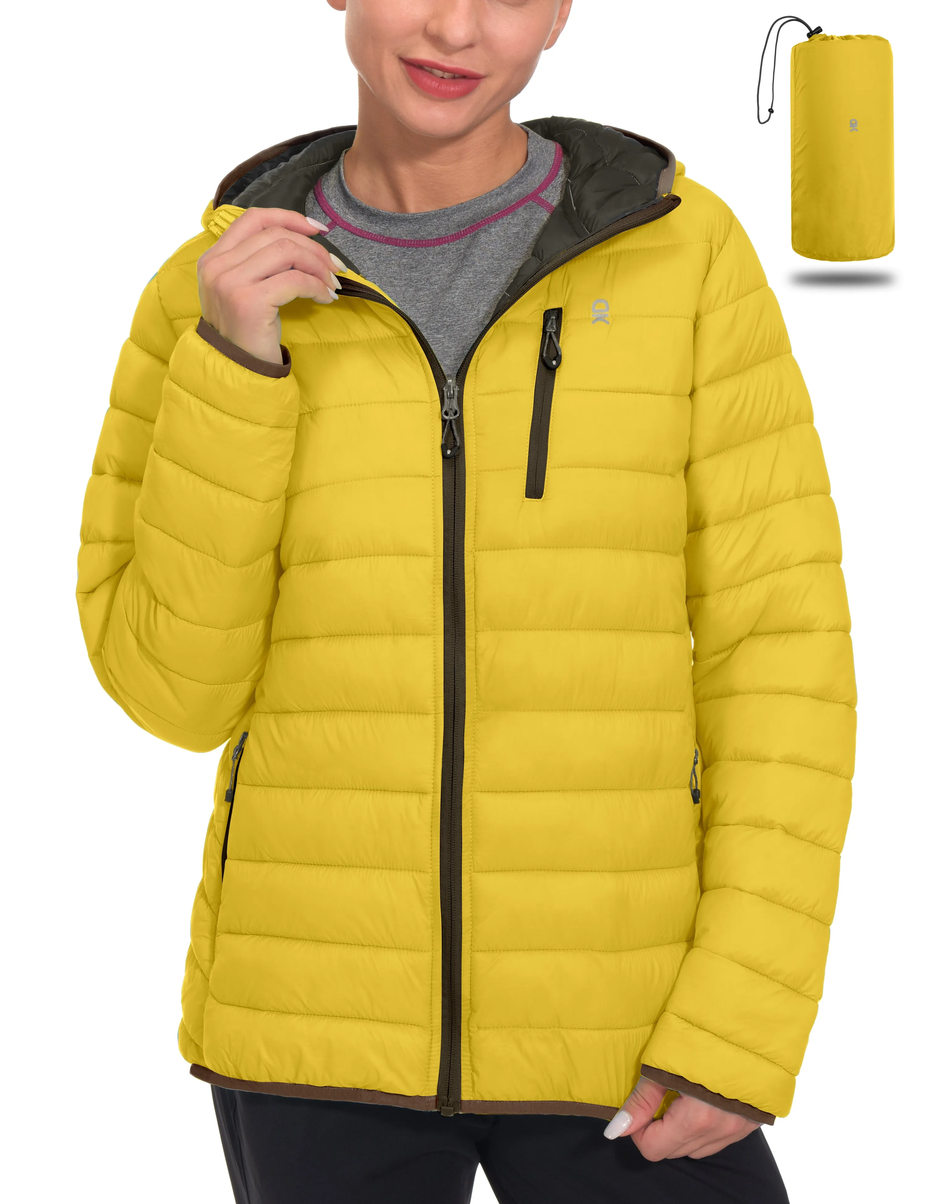 Women's Packable Lightweight Puffer Jacket