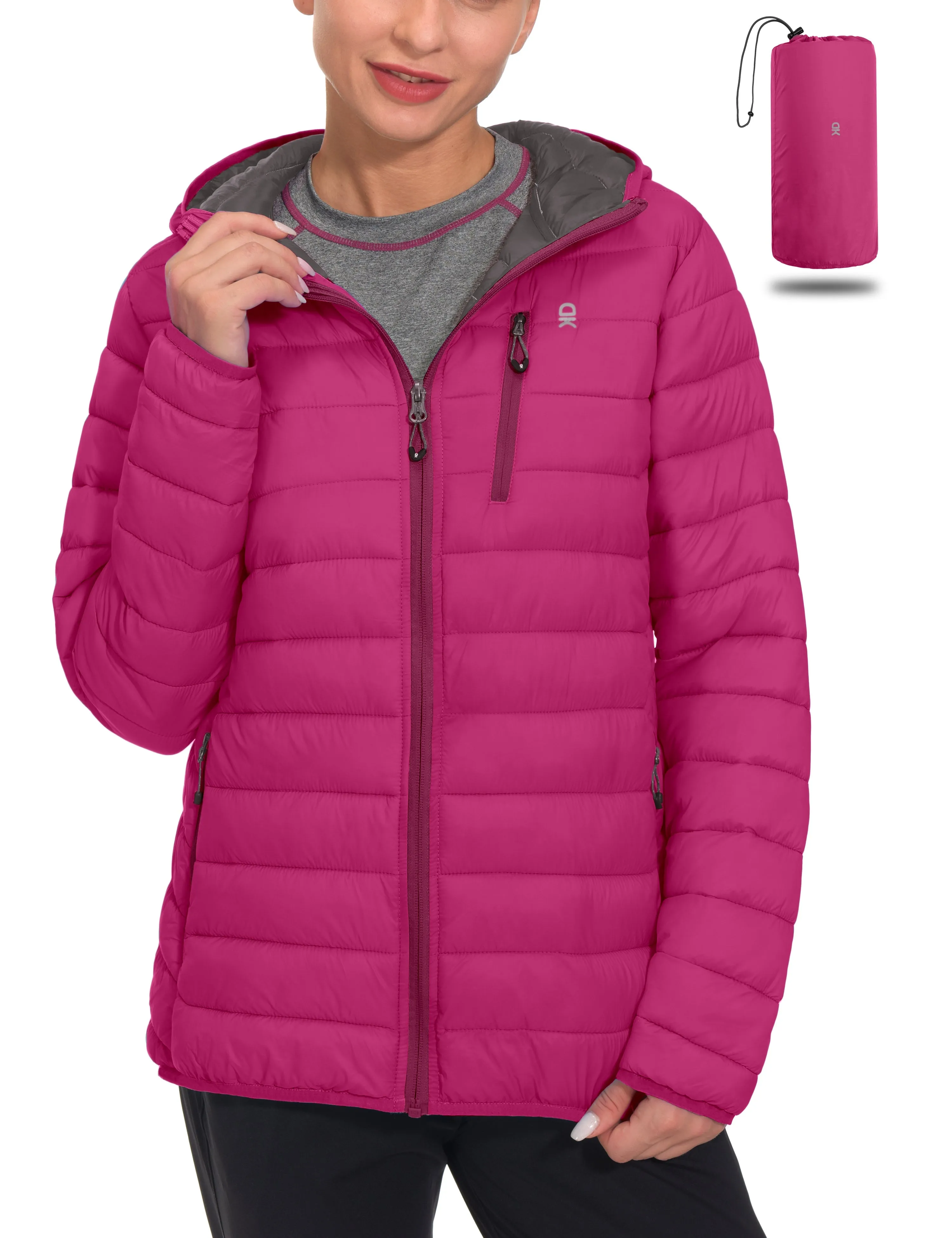 Women's Packable Lightweight Puffer Jacket