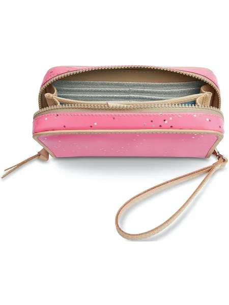 Wristlet Wallet, Shine by Consuela