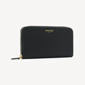 Zip Around Wallet - Black